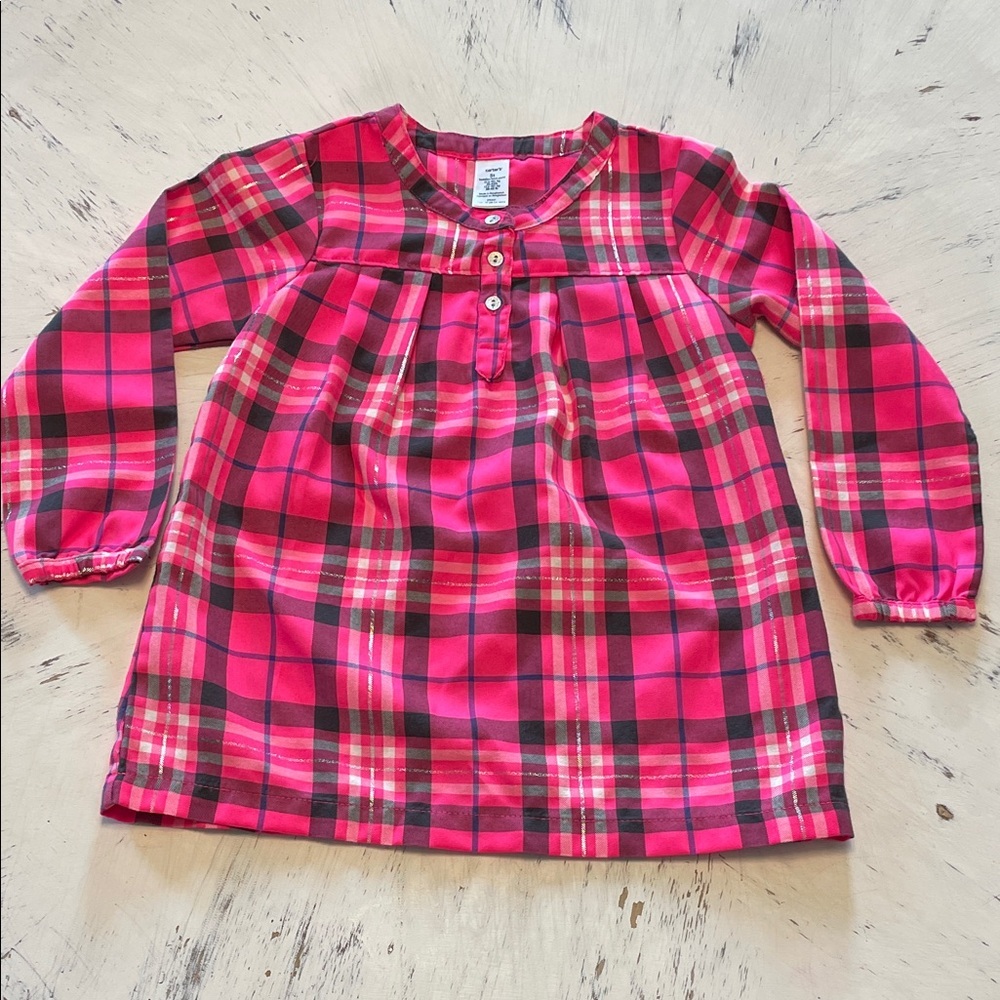 Carter's 5T Bright Pink Tunic